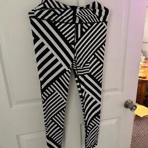 Victoria Secret zebra leggings nearly new in a size M